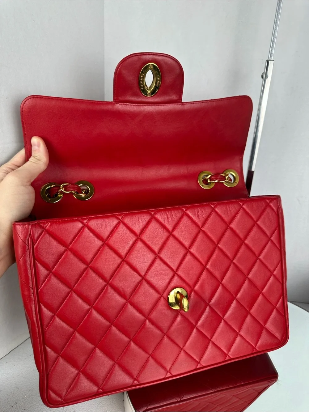 CHANEL JUMBO Classic Flap Bag Quilted Lambskin